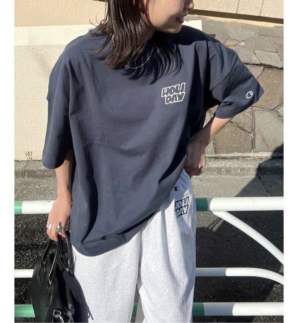 JOURNAL STANDARD「別注【CHAMPION*JOURNAL STANDARD by HOLIDAY】16s/1 Jersey T-SH」|Tシャツ・カットソー|
