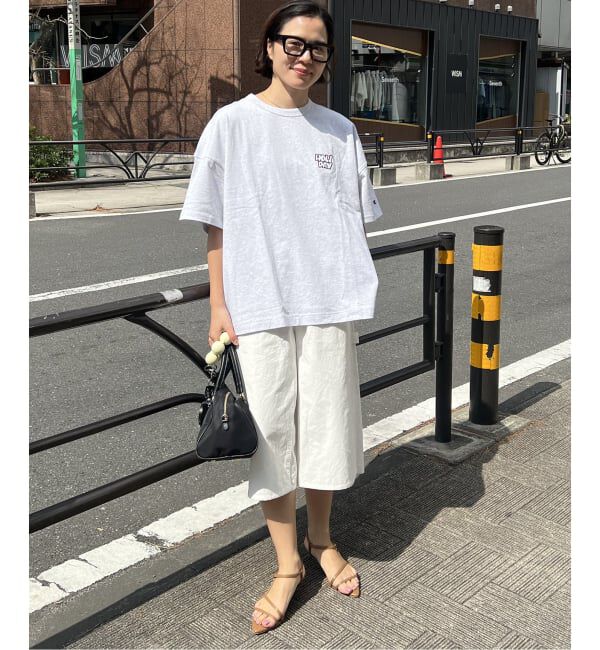 JOURNAL STANDARD「別注【CHAMPION*JOURNAL STANDARD by HOLIDAY】16s/1 Jersey T-SH」|Tシャツ・カットソー|