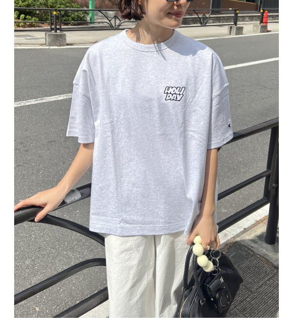 JOURNAL STANDARD「別注【CHAMPION*JOURNAL STANDARD by HOLIDAY】16s/1 Jersey T-SH」|Tシャツ・カットソー|