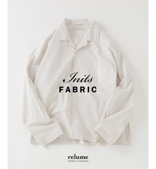 JOURNAL STANDARD relume「INITS FABRIC / イニッツ ファブリック リラックスシャツ」|シャツ・ブラウス|グレーB
