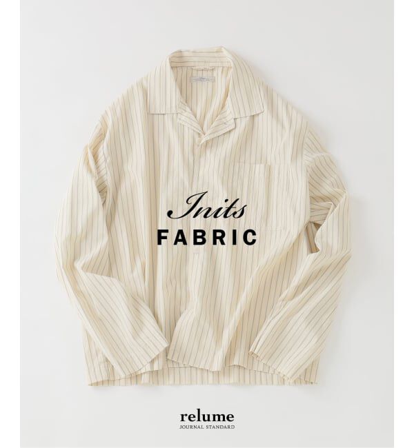 JOURNAL STANDARD relume「INITS FABRIC / イニッツ ファブリック リラックスシャツ」|シャツ・ブラウス|ベージュ A