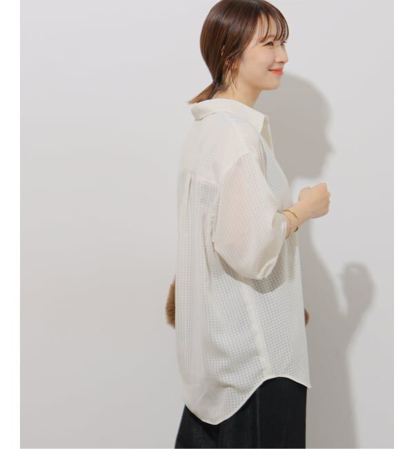 JOURNAL STANDARD relume「ギンガムドビーオーバーサイズシャツ」|シャツ・ブラウス|