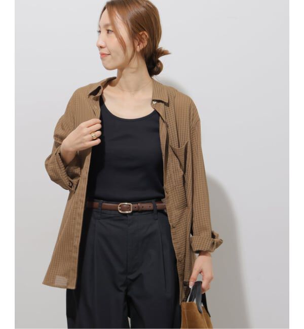 JOURNAL STANDARD relume「ギンガムドビーオーバーサイズシャツ」|シャツ・ブラウス|