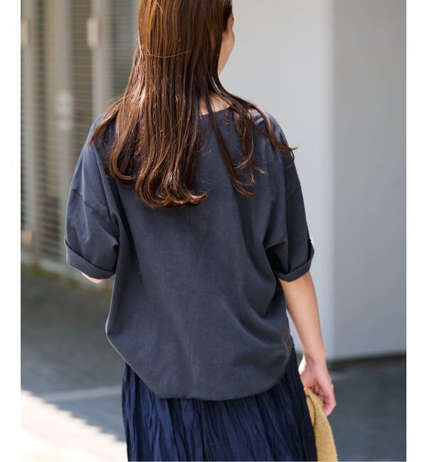 FRAMeWORK「《追加》ヘンリーネックWIDE-Tee2」|Tシャツ・カットソー|
