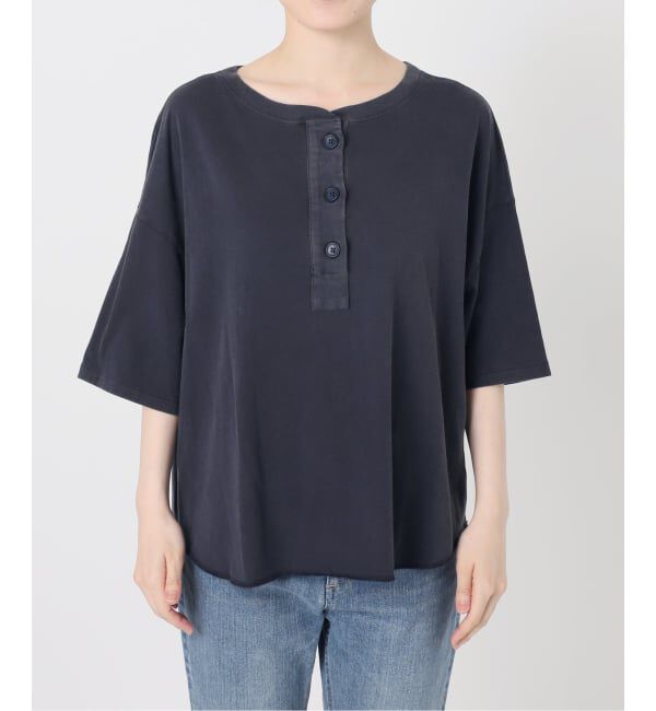 FRAMeWORK「《追加》ヘンリーネックWIDE-Tee2」|Tシャツ・カットソー|