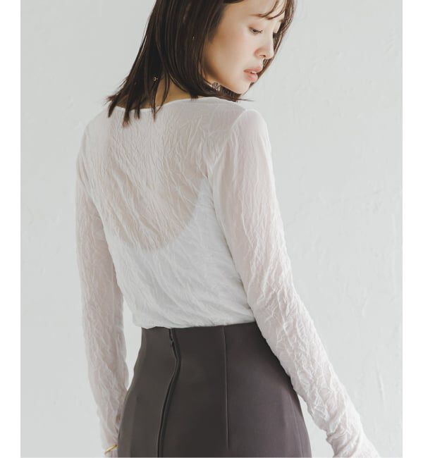 NOBLE「《予約》リンクルシアージャージーTOPS」|Tシャツ・カットソー|