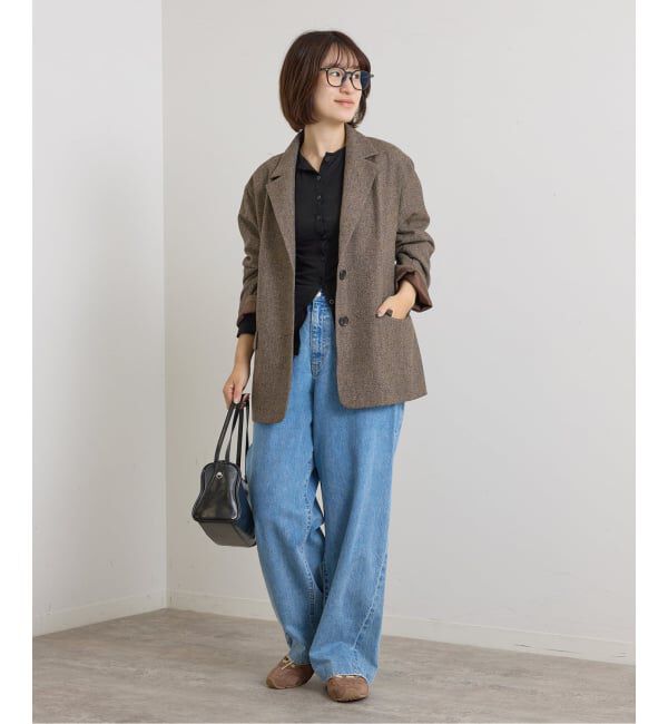 U by SPICK&SPAN「《予約》ツイードテーラードジャケット」|テーラードジャケット|