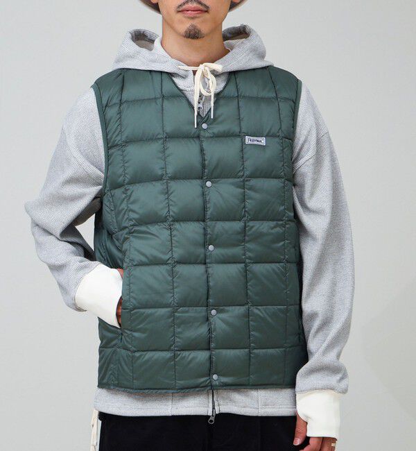 GLOSTER「【TAION/タイオン】FREDYMAC別注 Vネックインナーダウンベスト」|ダウンベスト・ベスト|