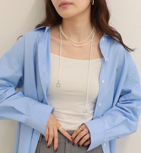 fredy emue「小粒ビーズマルチロングネックレス」|ネックレス|
