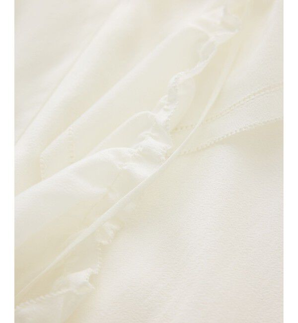 ROPE「【J'aDoRe・一部店舗限定サイズ】2WAYラッフルフリルブラウス(襟取り外し可能 )/イージーケア」|シャツ・ブラウス|
