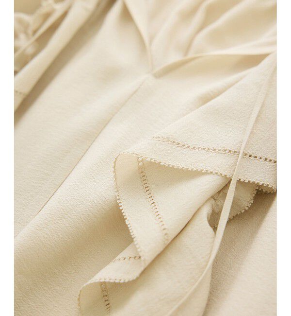 ROPE「【J'aDoRe・一部店舗限定サイズ】2WAYラッフルフリルブラウス(襟取り外し可能 )/イージーケア」|シャツ・ブラウス|