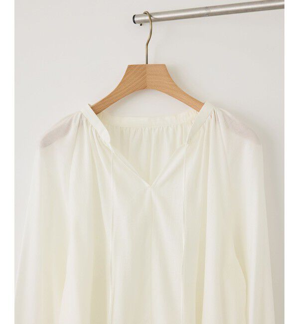 ROPE「【J'aDoRe・一部店舗限定サイズ】2WAYラッフルフリルブラウス(襟取り外し可能 )/イージーケア」|シャツ・ブラウス|