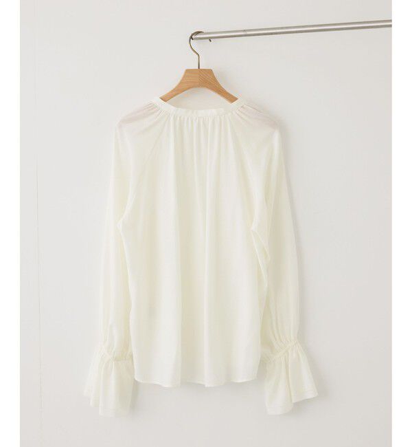 ROPE「【J'aDoRe・一部店舗限定サイズ】2WAYラッフルフリルブラウス(襟取り外し可能 )/イージーケア」|シャツ・ブラウス|