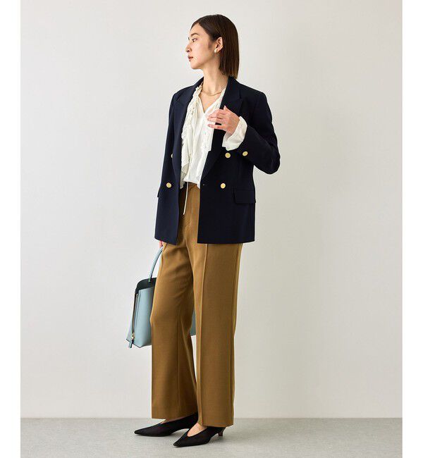 ROPE「【J'aDoRe・一部店舗限定サイズ】2WAYラッフルフリルブラウス(襟取り外し可能 )/イージーケア」|シャツ・ブラウス|
