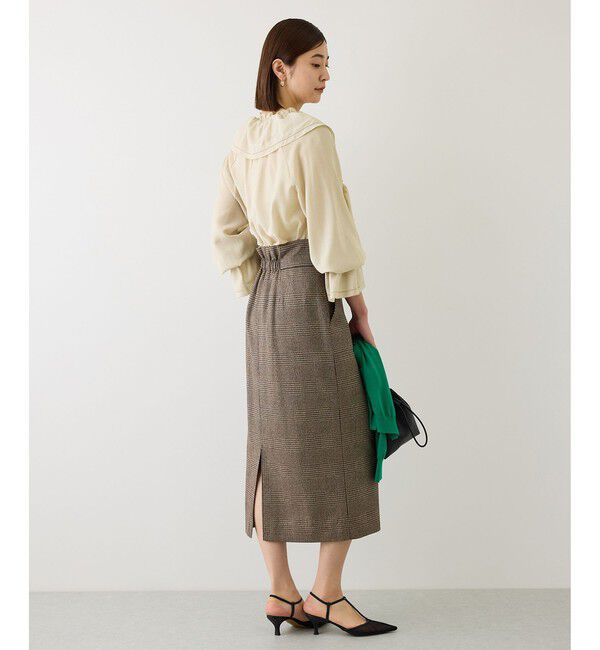 ROPE「【J'aDoRe・一部店舗限定サイズ】2WAYラッフルフリルブラウス(襟取り外し可能 )/イージーケア」|シャツ・ブラウス|
