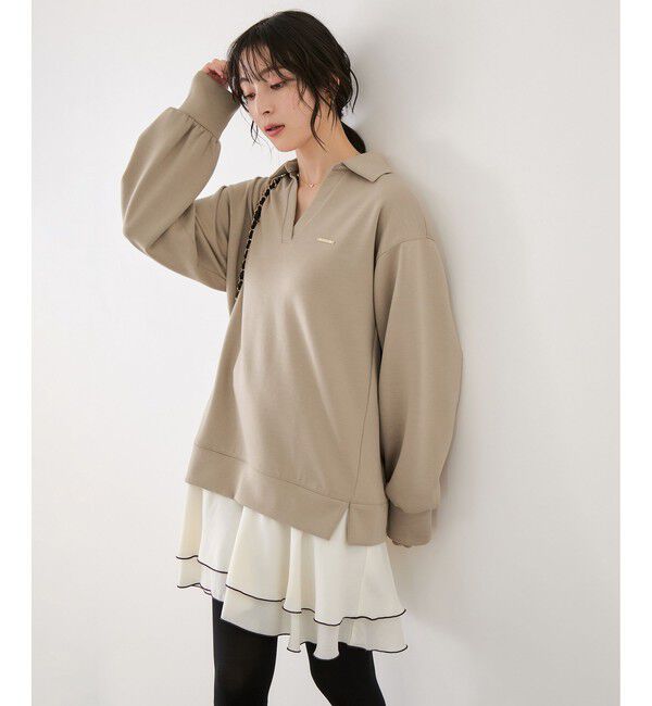 VIS「ドッキングスキッパーワンピース」|ワンピース|