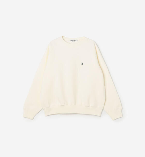 GYMPHLEX「Gymphlex | クルーネック 長袖スウェットプルオーバー WOMEN」|スウェット・ジャージ|OFFWHITE
