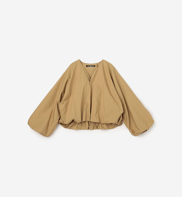  「HAVERSACK | 〈別注〉 Vネック ドルマンシャツ WOMEN」|シャツ・ブラウス|BEIGE