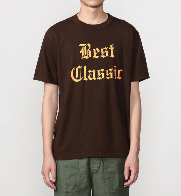  「TANGTANG | 〈別注〉 半袖Tシャツ STATE BEST CLASSIC BROWN MEN」|Tシャツ・カットソー|