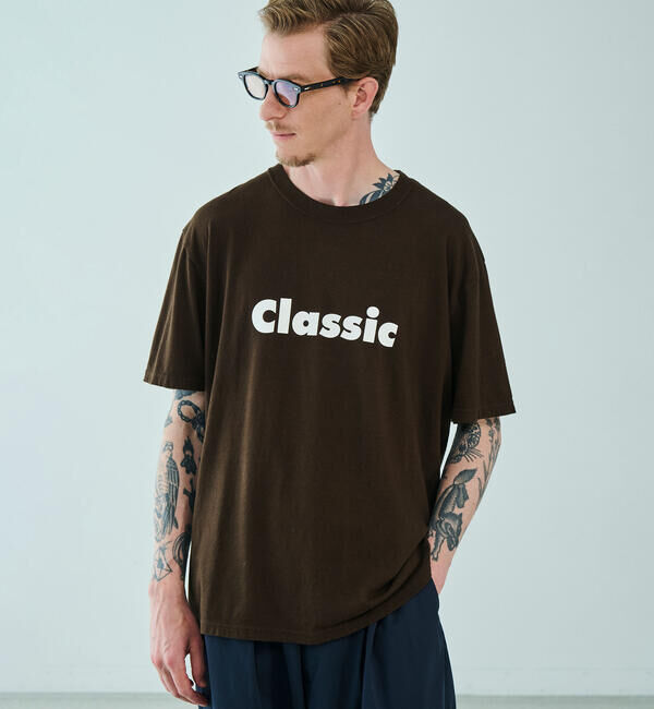  「TANGTANG | 〈別注〉半袖Tシャツ AIN&rsquo;T CLASSIC BROWN MEN」|Tシャツ・カットソー|