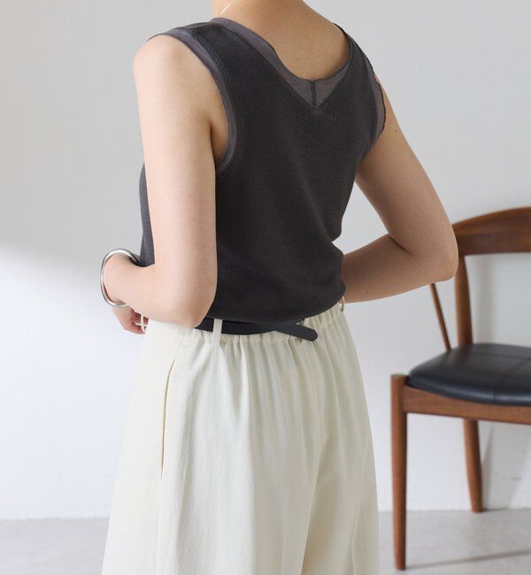  「Vネックタンクトップ」|Tシャツ・カットソー|