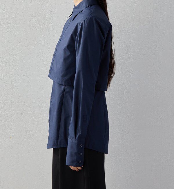  「【2026AW Debut】【UNFORM】レイヤードセットシャツ」|シャツ・ブラウス|
