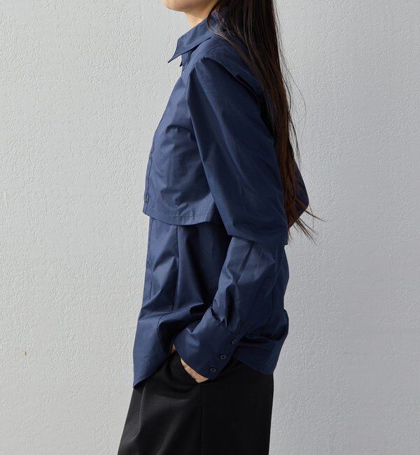  「【2026AW Debut】【UNFORM】レイヤードセットシャツ」|シャツ・ブラウス|