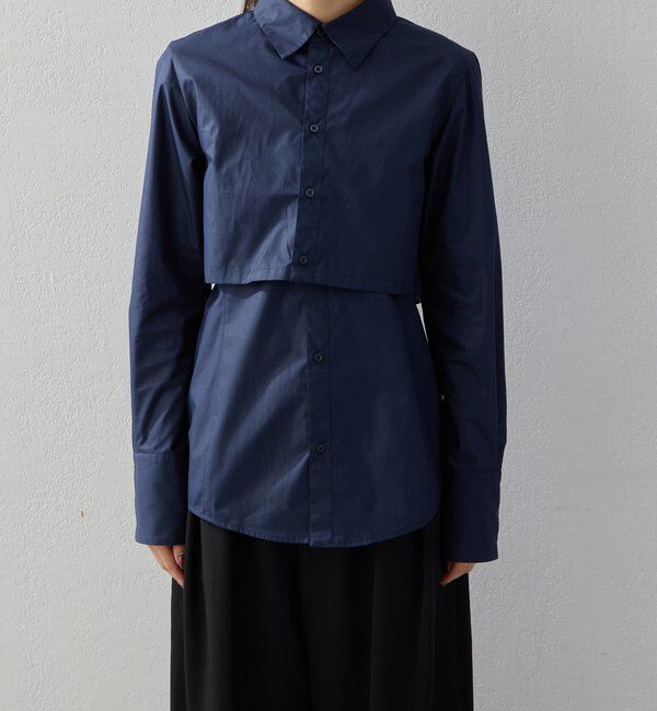  「【2026AW Debut】【UNFORM】レイヤードセットシャツ」|シャツ・ブラウス|