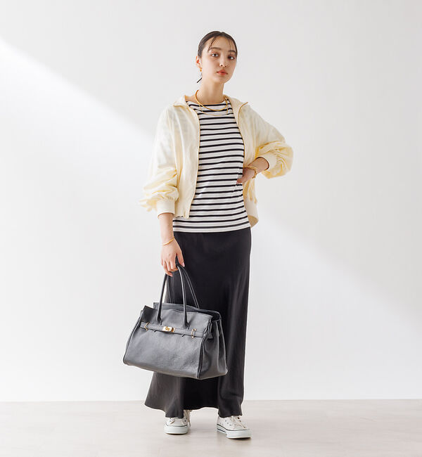 Rouge vif「バックVボーダー ロンT」|Tシャツ・カットソー|