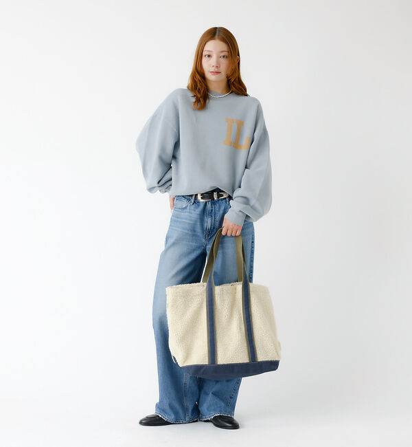 Rouge vif「【TRIFFER/トリファー】ボアトート/バッグ/大容量/A4収納可能【WEB限」|トートバッグ|