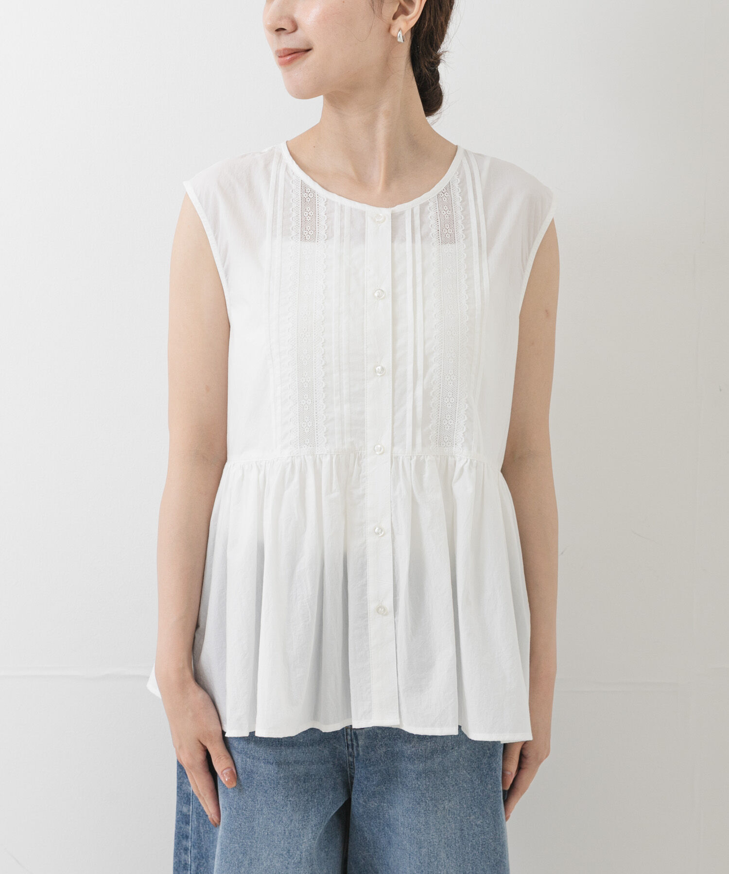 URBAN RESEARCH「Picchi Nia　PRESSED WHITE」|シャツ・ブラウス|