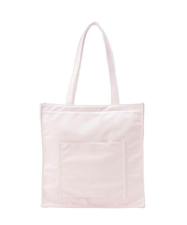 Maison de FLEUR「【5色展開/キャリーオン/A4対応】ファスナー付きキャリーオンスクエアトート」|トートバッグ|