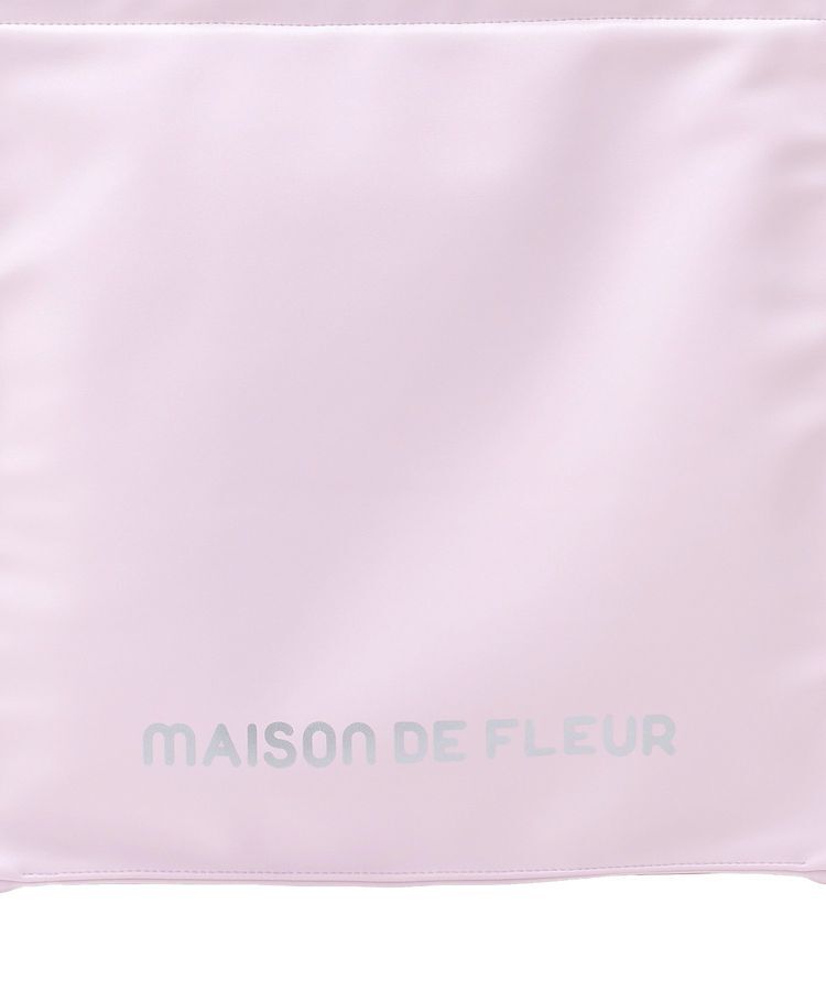 Maison de FLEUR「【5色展開/キャリーオン/A4対応】ファスナー付きキャリーオンスクエアトート」|トートバッグ|