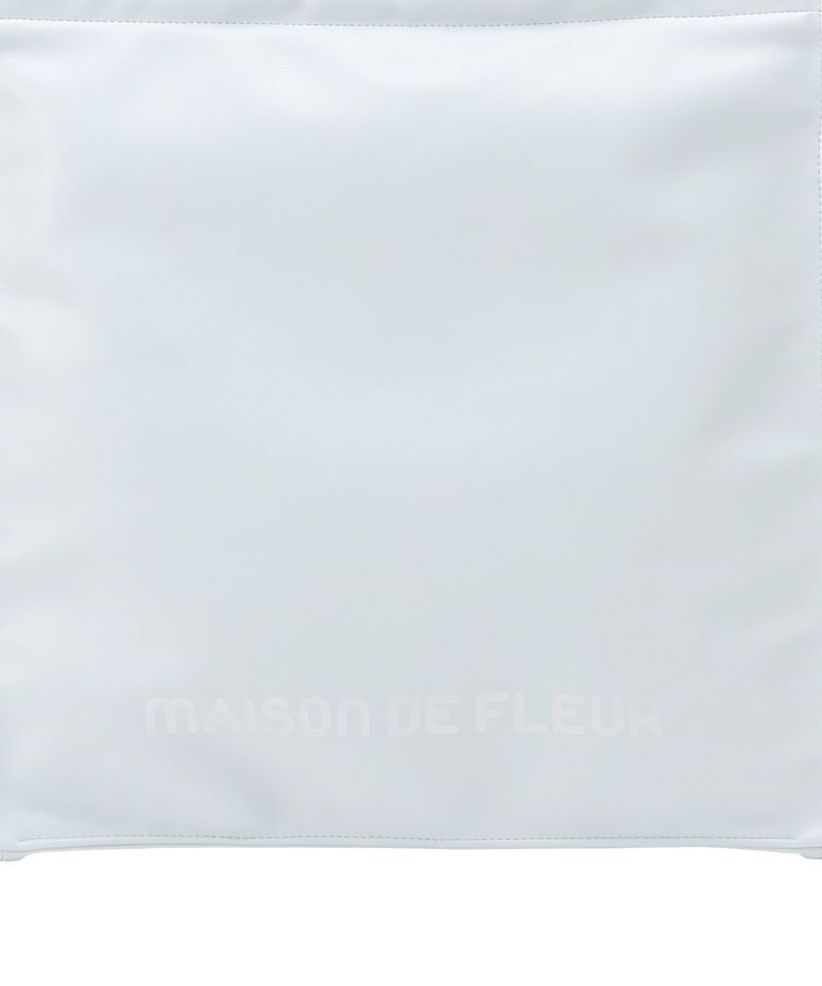 Maison de FLEUR「【5色展開/キャリーオン/A4対応】ファスナー付きキャリーオンスクエアトート」|トートバッグ|