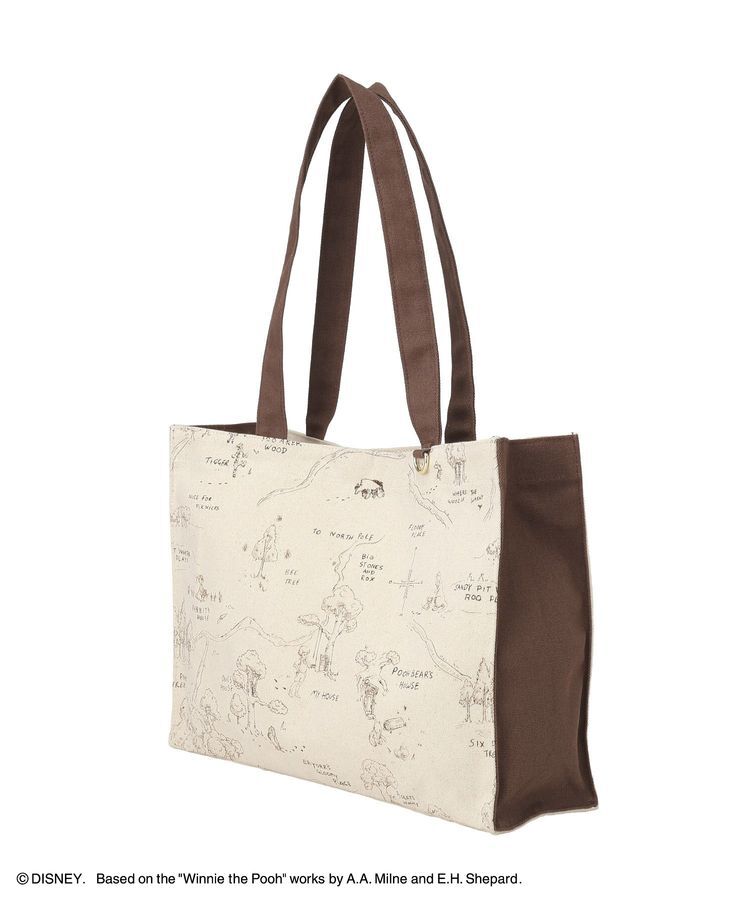 Maison de FLEUR「Winnie the Pooh/スクエアトートバッグ」|トートバッグ|