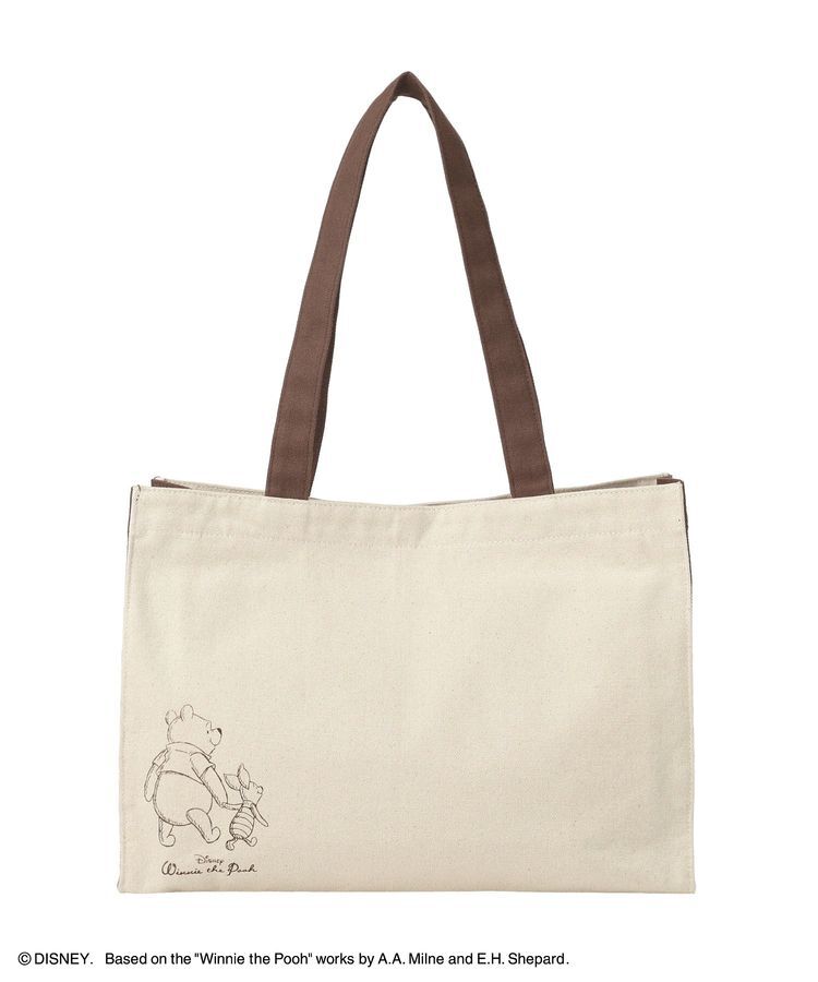 Maison de FLEUR「Winnie the Pooh/スクエアトートバッグ」|トートバッグ|