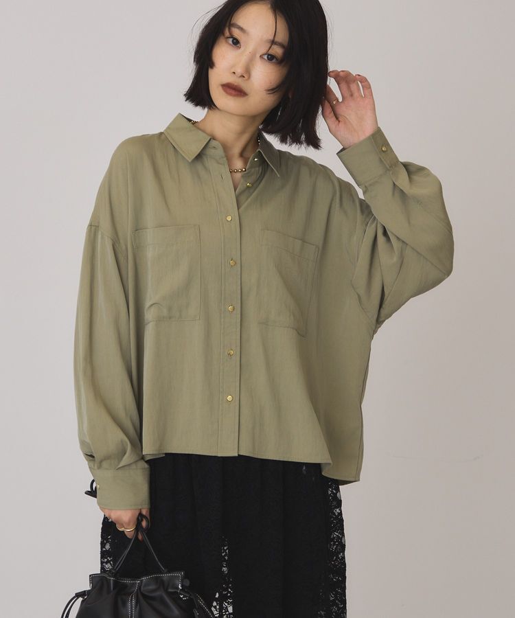 AMERICAN HOLIC「とろみシャツ」|シャツ・ブラウス|Olive
