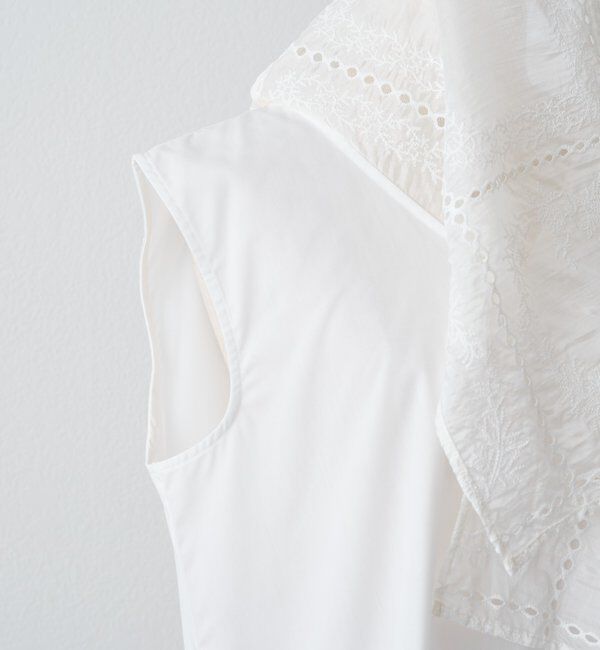  「スクエア刺繍レースブラウス」|プルオーバー|