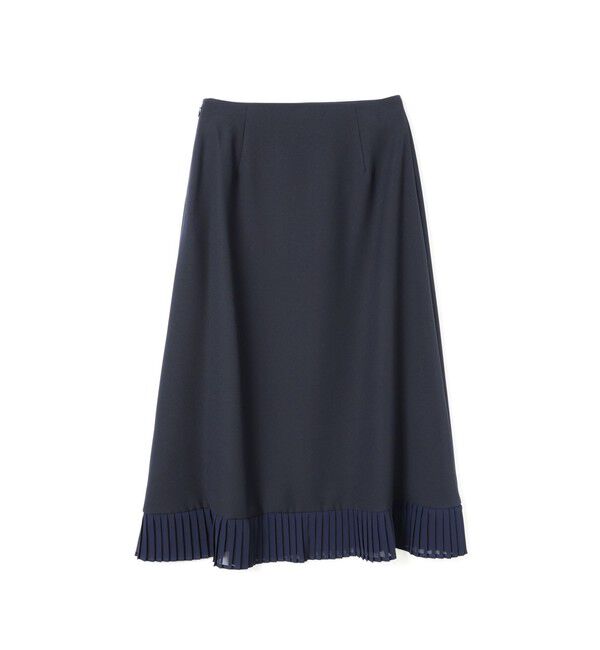 mizuiro ind「mizuiro ind プリーツヘムAラインスカート」|スカート|