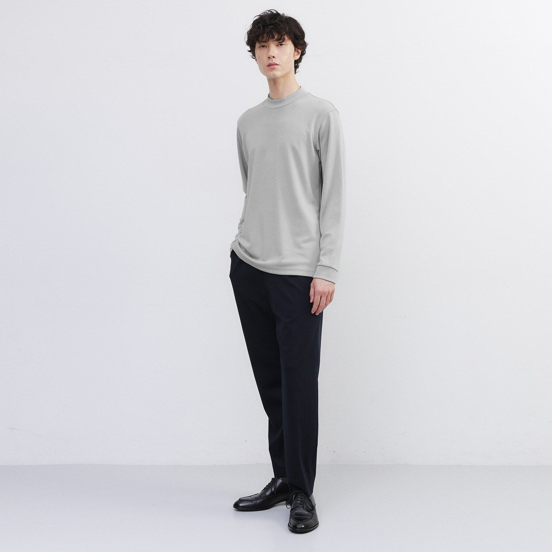 TAKEO KIKUCHI「ウール混 モックネック プルオーバー」|Tシャツ・カットソー|