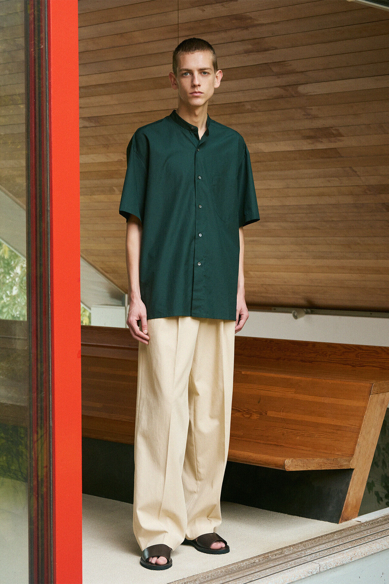 YLEVE 「YLEVE / FINX COTTON WEATHER SH」|シャツ・ブラウス|