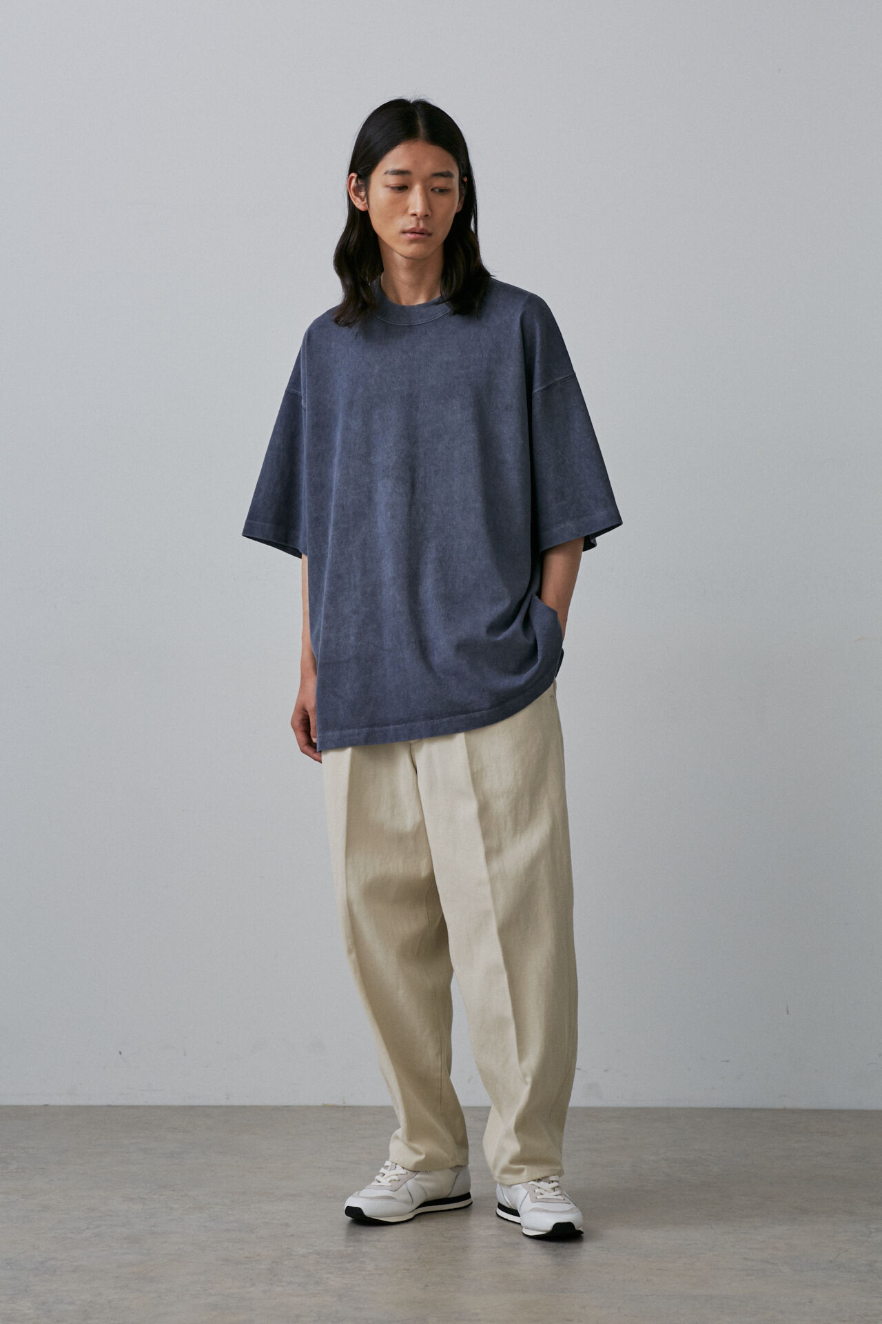 YLEVE 「YLEVE / PIGMENT DYE  OPEN END COTTON T」|Tシャツ・カットソー|