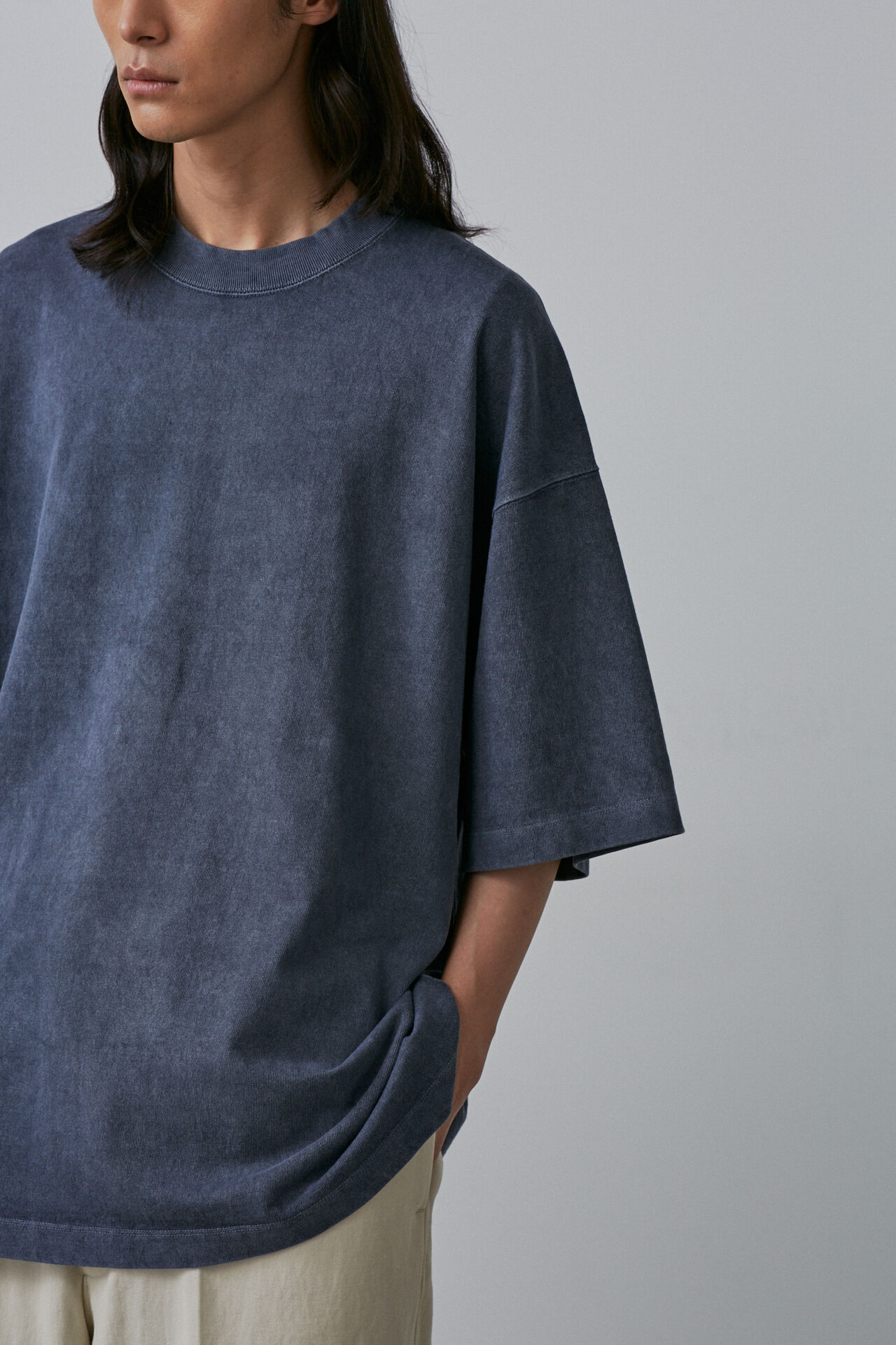 YLEVE 「YLEVE / PIGMENT DYE  OPEN END COTTON T」|Tシャツ・カットソー|