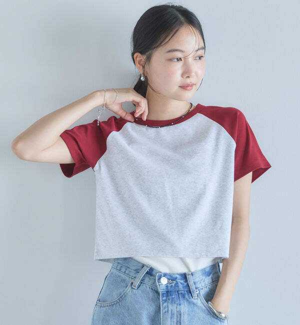 archives「ラグランバイカラーチビＴＥＥ」|Tシャツ・カットソー|