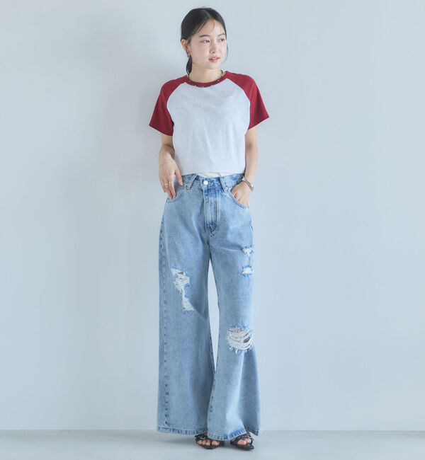 archives「ラグランバイカラーチビＴＥＥ」|Tシャツ・カットソー|