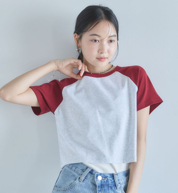 archives「ラグランバイカラーチビＴＥＥ」|Tシャツ・カットソー|