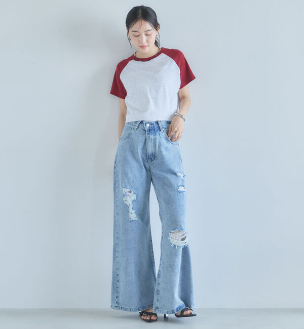 archives「ラグランバイカラーチビＴＥＥ」|Tシャツ・カットソー|