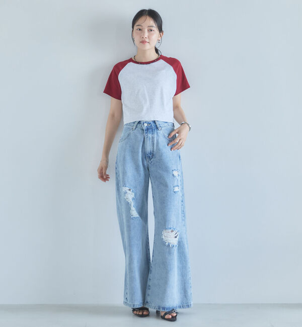 archives「ラグランバイカラーチビＴＥＥ」|Tシャツ・カットソー|