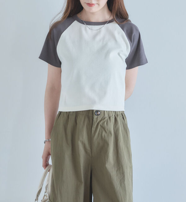 archives「ラグランバイカラーチビＴＥＥ」|Tシャツ・カットソー|