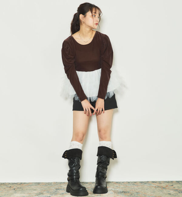 archives「ベロアチュールドッキングＴＯＰＳ」|Tシャツ・カットソー|